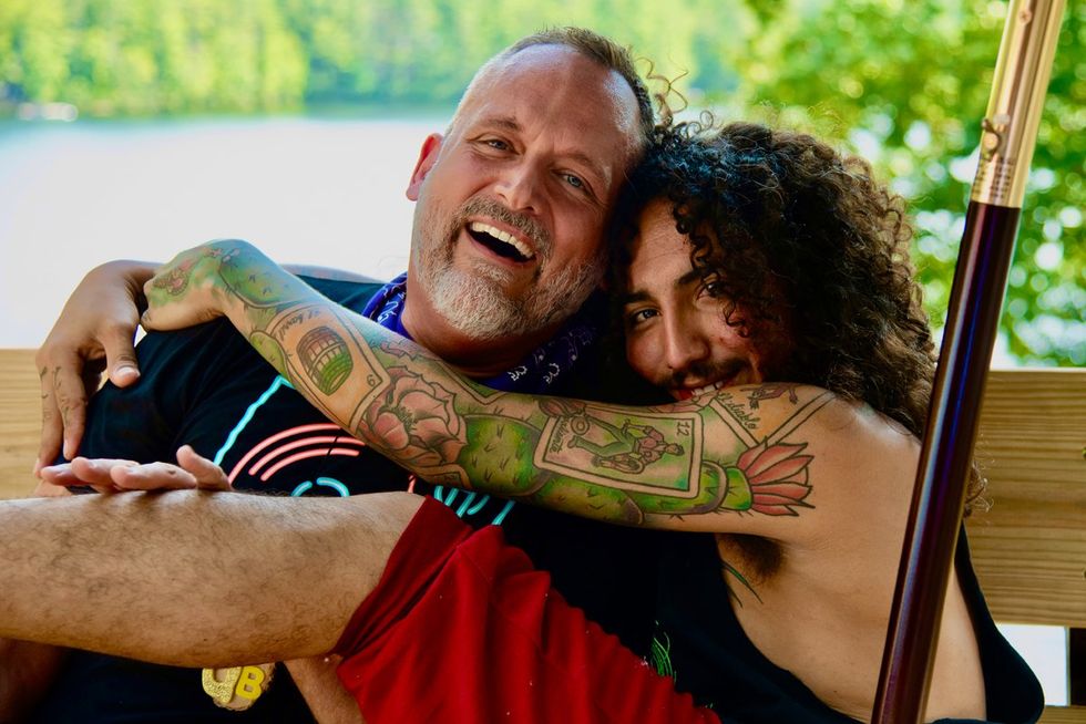 \u200bLGBTQ+ adults having fun at adult summer camp