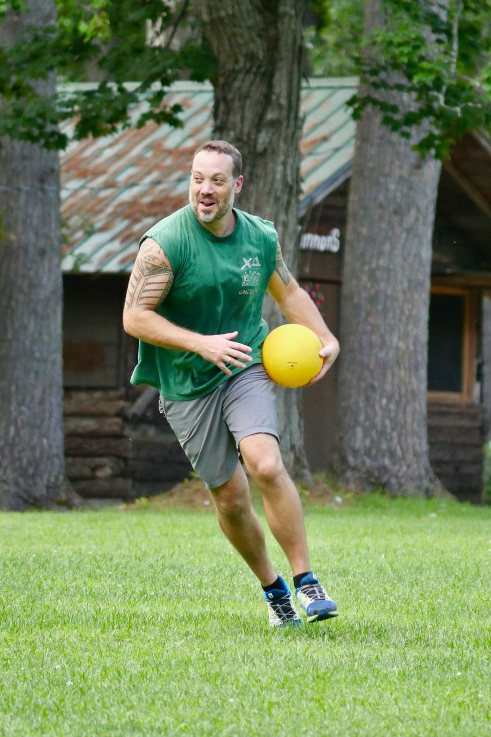 \u200bLGBTQ+ adults having fun at adult summer camp