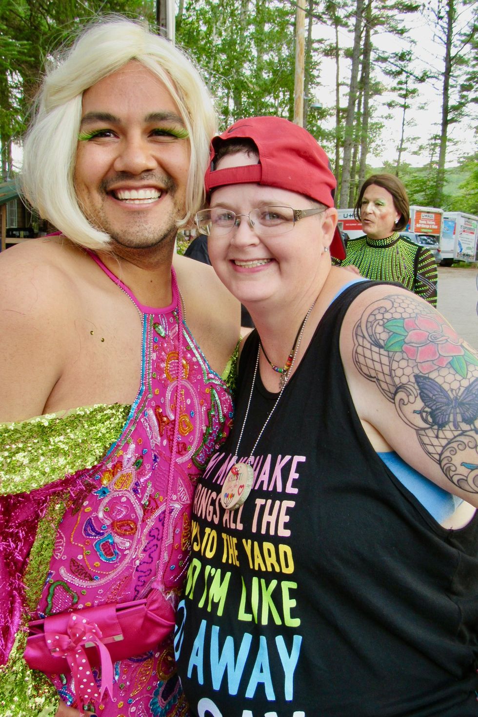 \u200bLGBTQ+ adults having fun at adult summer camp