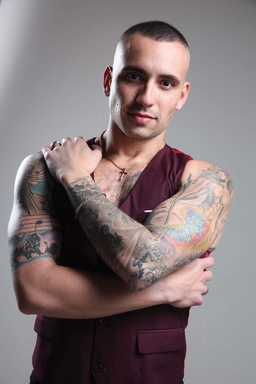 \u200bMarcos Aycox, aka The Tatted Violinist