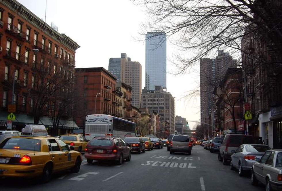 \u200bNinth Avenue in Hell's Kitchen, Manhattan.