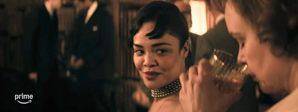 \u200bTessa Thompson and Nina Hoss in 'Hedda'