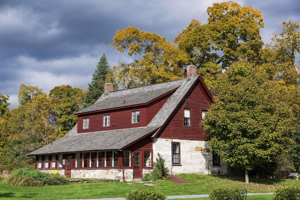 \u200bThe Robert Frost Stone House Museum, operated by Bennington College and located in Shaftsbury, Vt.