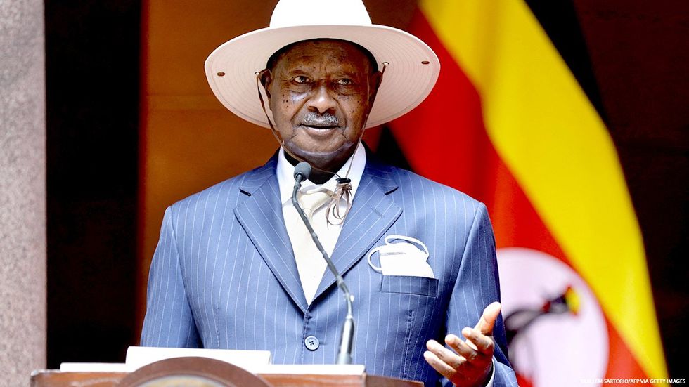 Uganda President called gay people "deviations from nature" in a state speech as a vote nears in parliament on his Anti-Homosexuality Bill.