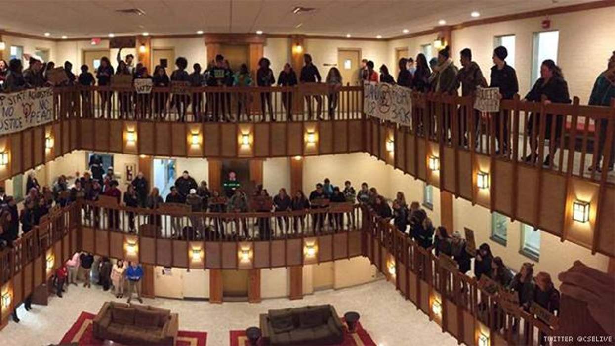 UNC students protest