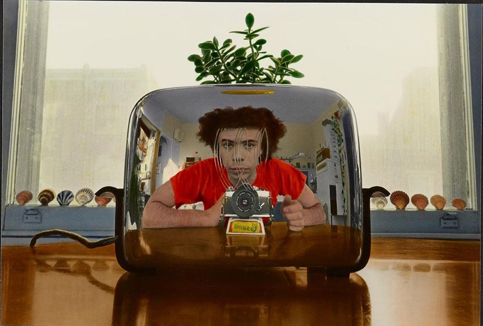 Unphotograph Seven - Self-Portrait in Toaster, January 4, 1975