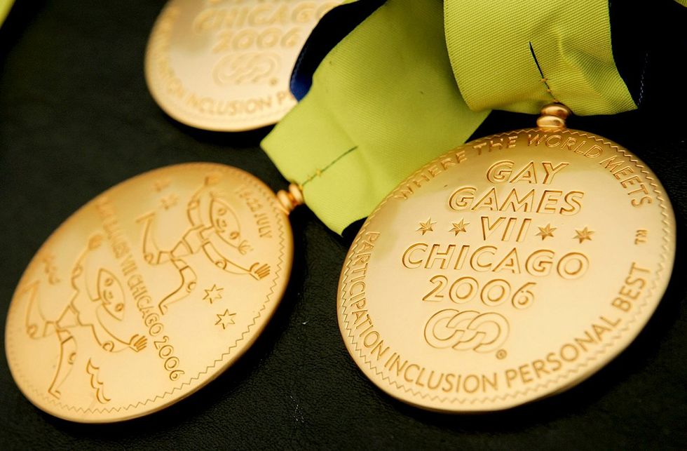USA States Teaching LGBTQ History Illinois Chicago 2006 Gay Games Medals