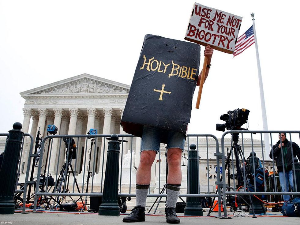 "Use me not for your bigotry"