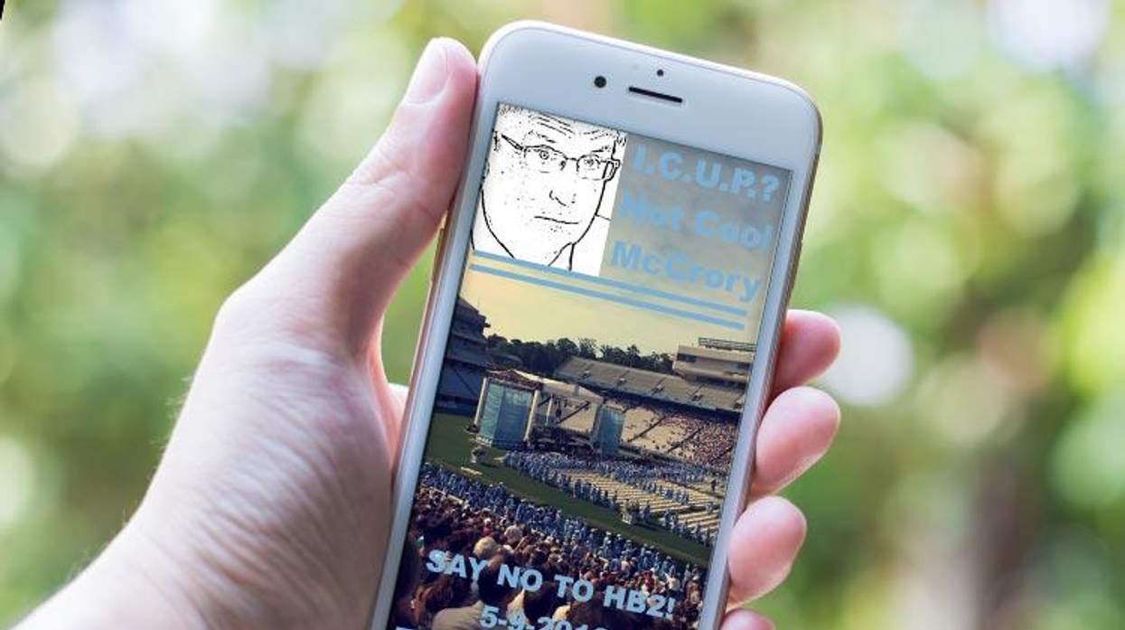 Using Snapchat to fight transphobic HB2 at UNC graduation