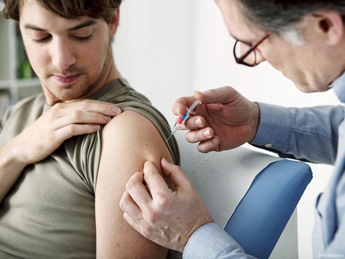 Vaccinating A Man
