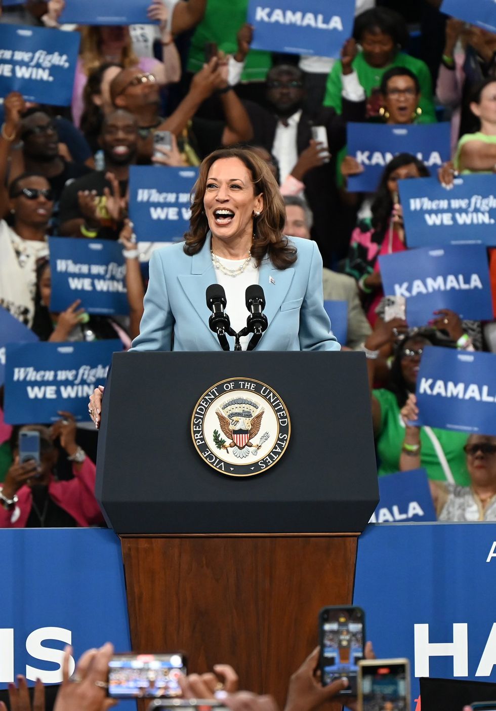 Vice President Kamala Harris 2024 election rally speech crowd atlanta