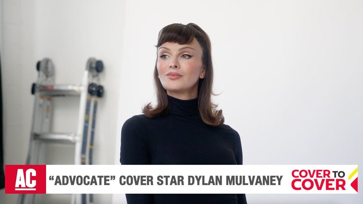 Behind the scenes at Dylan Mulvaney's Advocate cover shoot