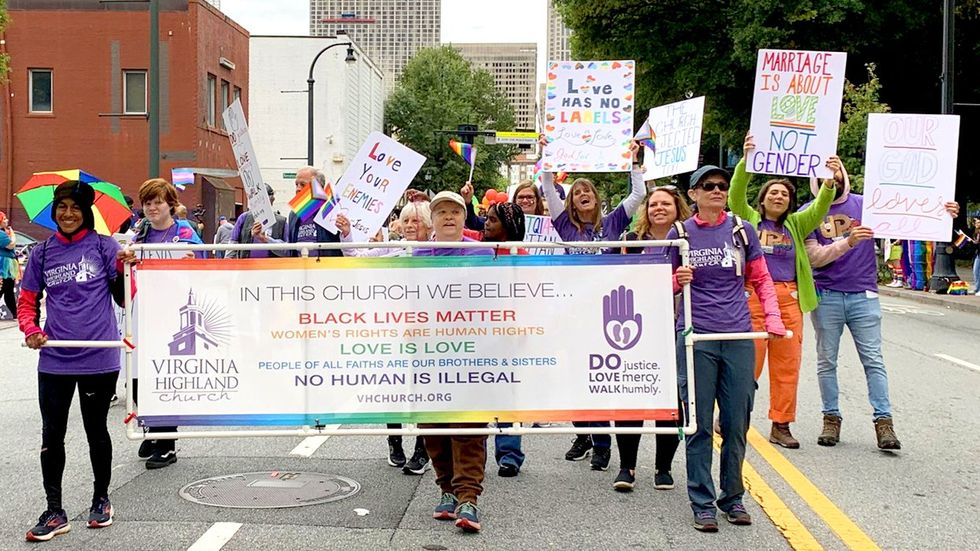 Virginia Highland Church Atlanta LGBTQ Pride Parade