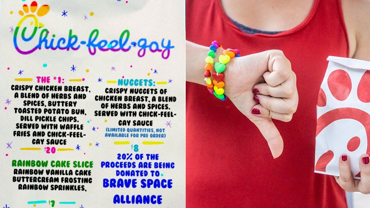 Void Chicago flier mocking chicfila