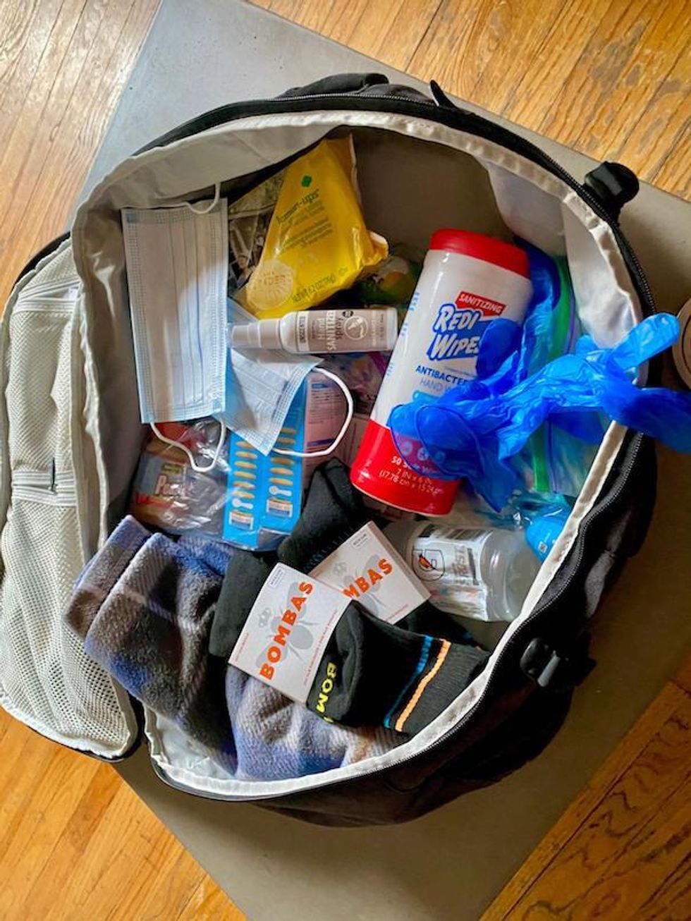 volunteers in the COVID response