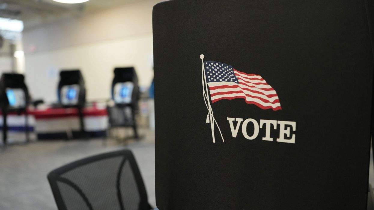 voting booth in ohio