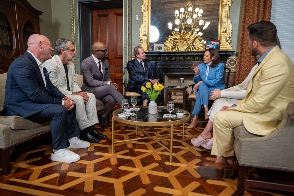 VP Kamala Harris meeting queer eye cast celebrate 20 years