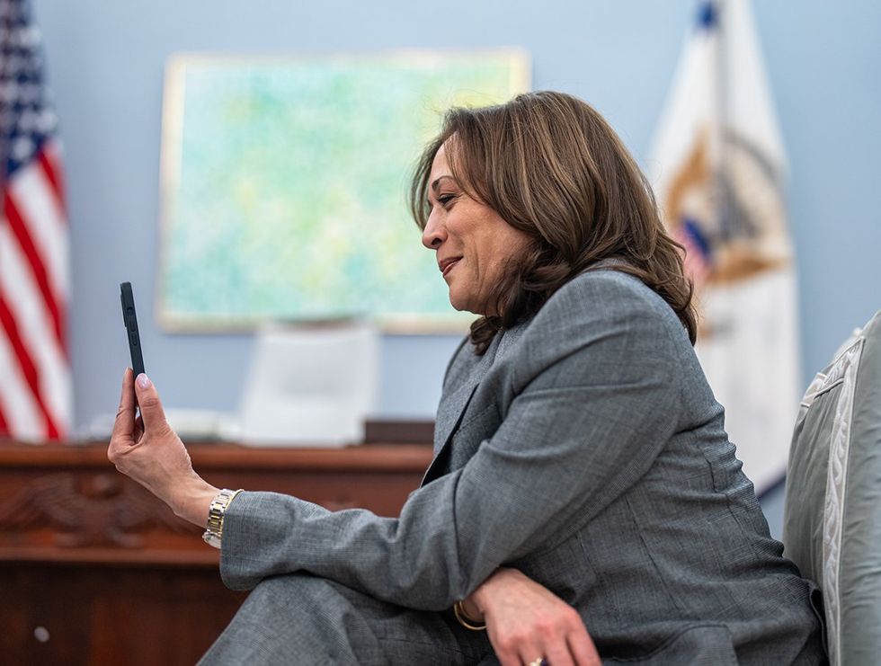 VP Kamala Harris video call same sex gay couple married in San francisco California 2004 20 years anniversary LGBTQ weddings