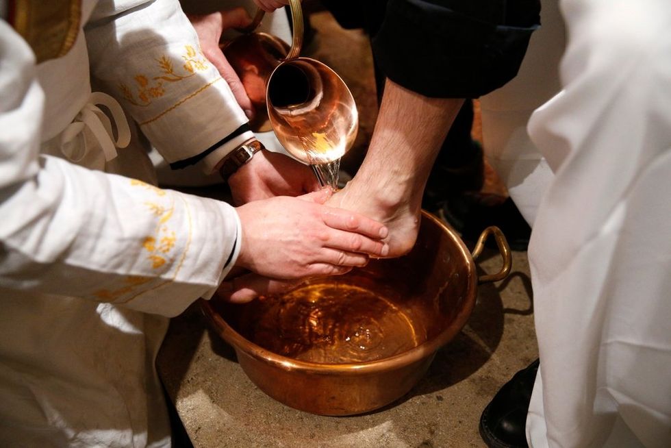 Washing of the Feet Roman Catholic church