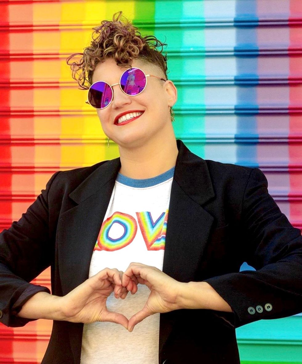 Washington DC Little Gay Pub Rainbow Mural LGBTQ support UK embassy ribbon cutting ceremony