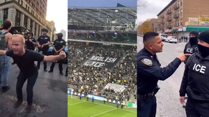 Watch 15 videos of LGBTQ+ and ally protestors making clowns of ICE