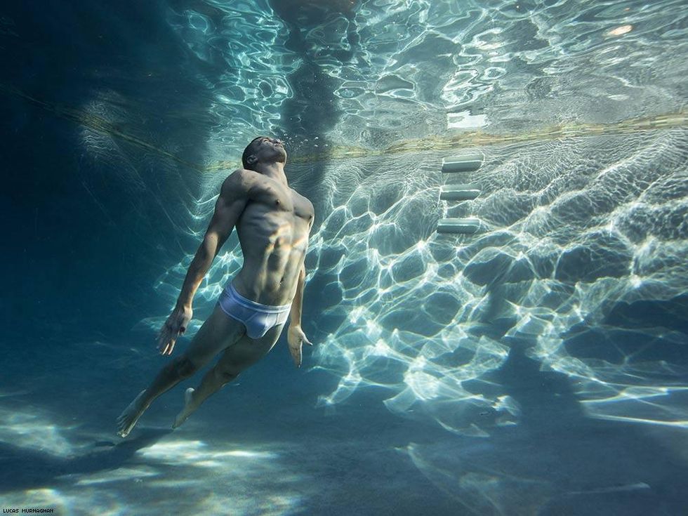 Water transforms the body in mysterious and sensual ways in these underwater images by Lucas Murnaghan.