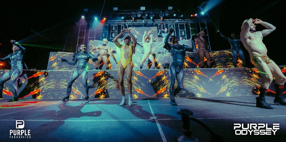 watermarked press photo LVL Visuals for Dallas Purple Party