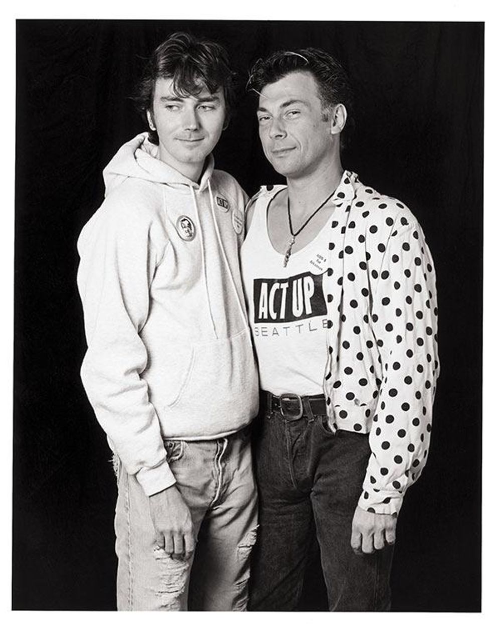 WAYNE TURNER + STEVE MICHAEL ACT UP Seattle NYC 1992