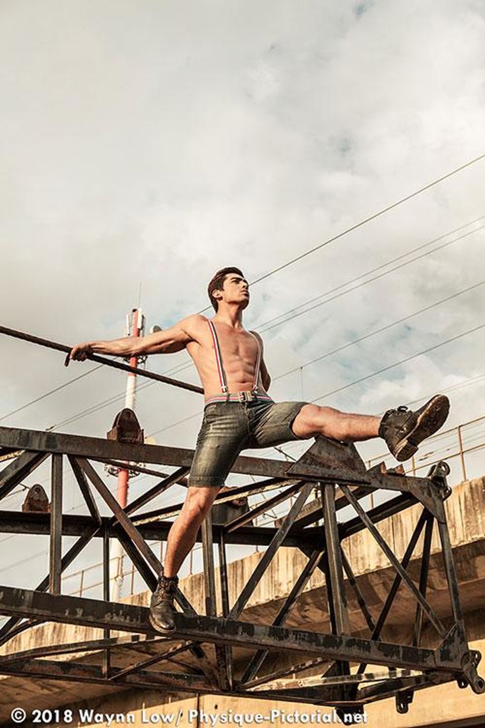 Waynn Low creates a portfolio of fantastical men that mirror the polychromatic style of James Bidgood\u2019s classic film, \u201cPink Narcissus.\u201d