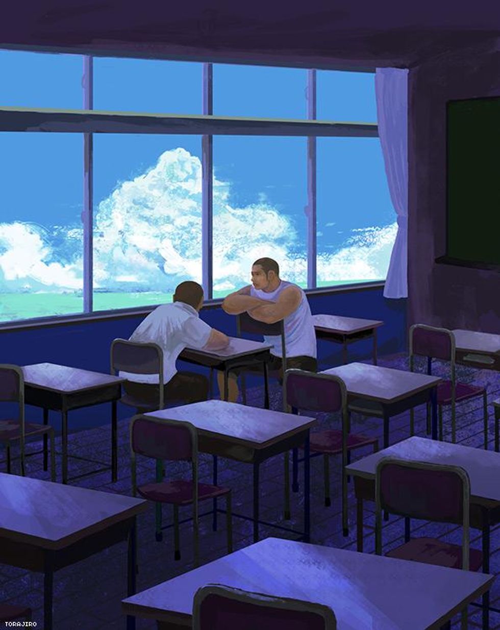 We Can see The Ocean From Our Classroom