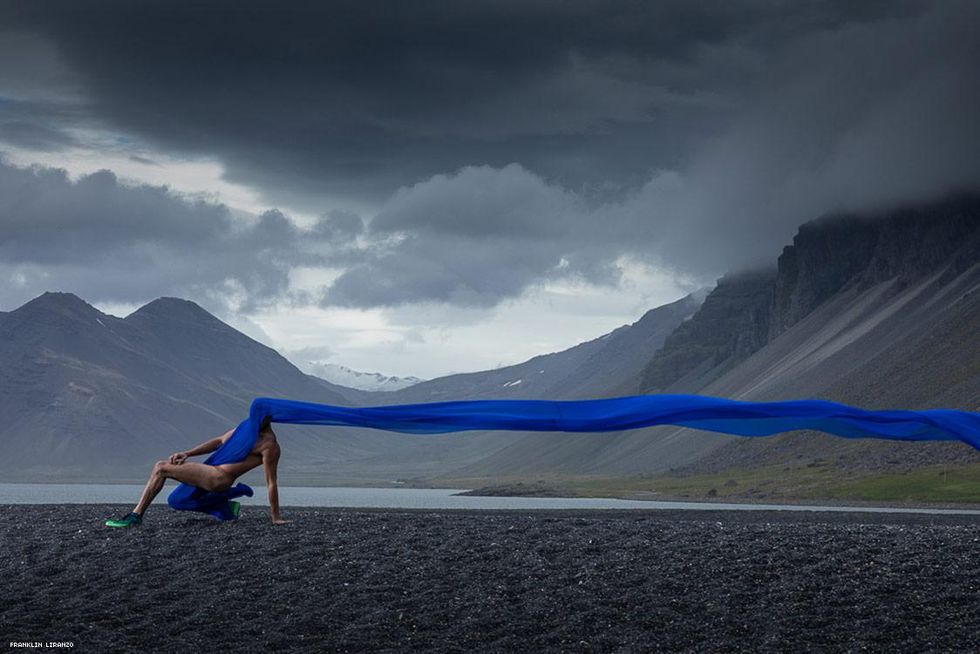 We found Franklin on Instagram and asked him about his nude self-portraits: