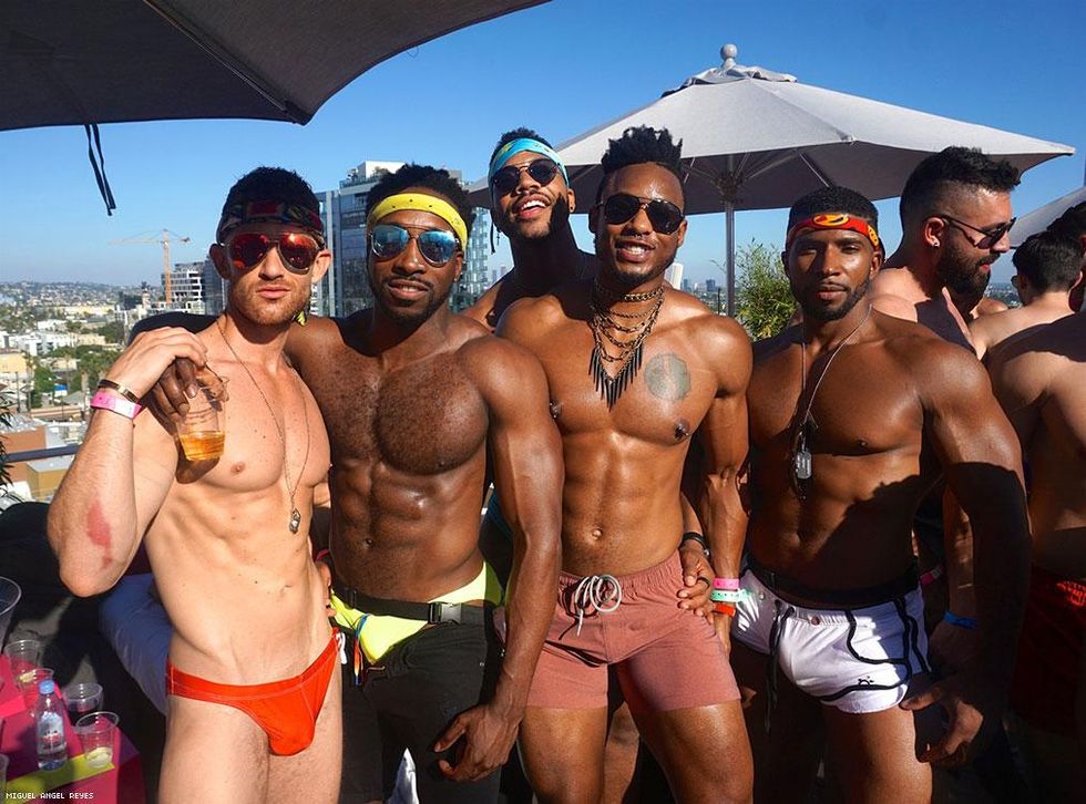 We love seeing hundreds of guys coming out into the sun, nearly naked, after a rainy foggy spring. Read more below.