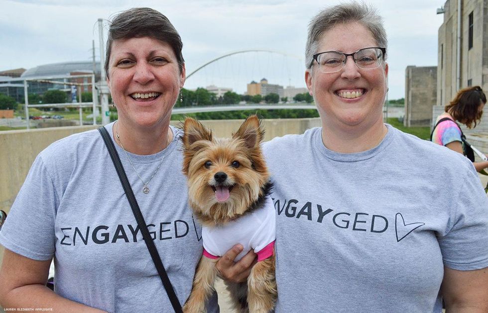 We love that Des Moines included our pet family as part of their Pride celebrations.