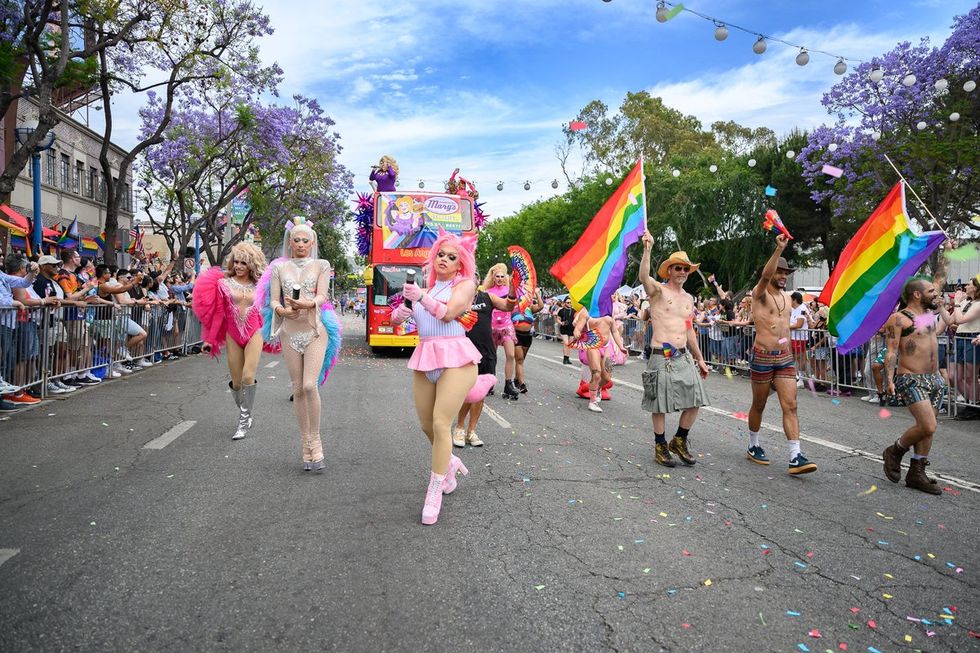 WeHo West Hollywood Los Angeles 2025 LGBTQIA pride parade celebration