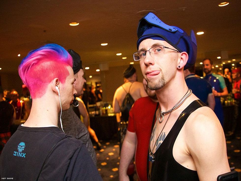 What did I tell you about that tongue, boy? You're asking for it.