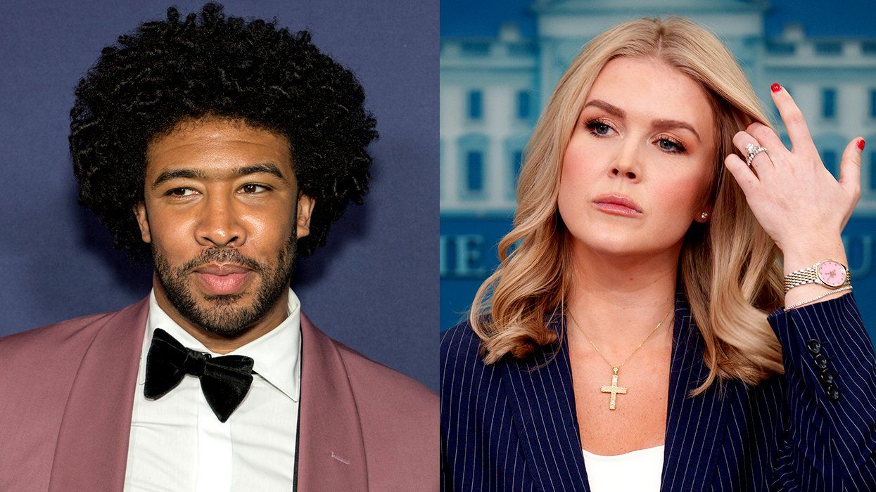 WHCA Eugene Daniels white house press secretary Karoline Leavitt