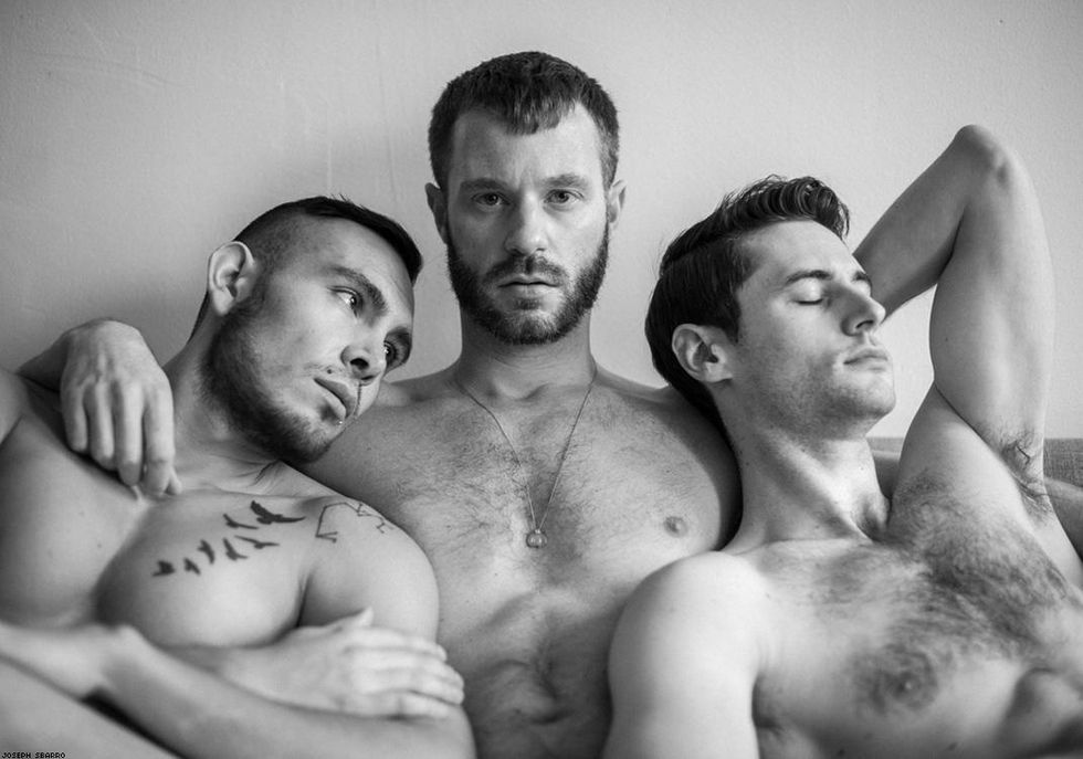 "When someone removes their clothes around you, it can strip pretense from the situation." Read more below.