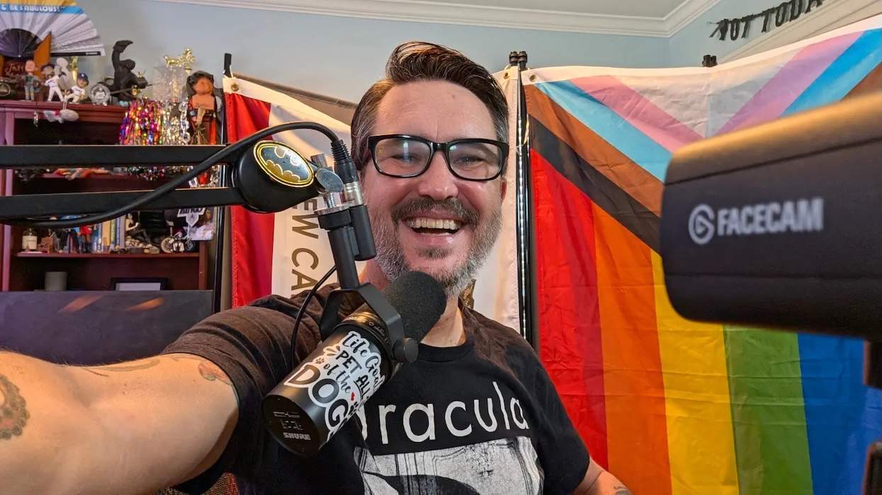Wil Wheaton in his home office in Arcadia, Calif.