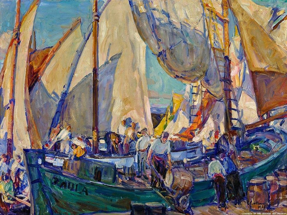 Wine Cargoes, 1925. Oil on canvas, 30 x 40 inches. Collection of Mr. and Mrs. Thomas B. Stiles II