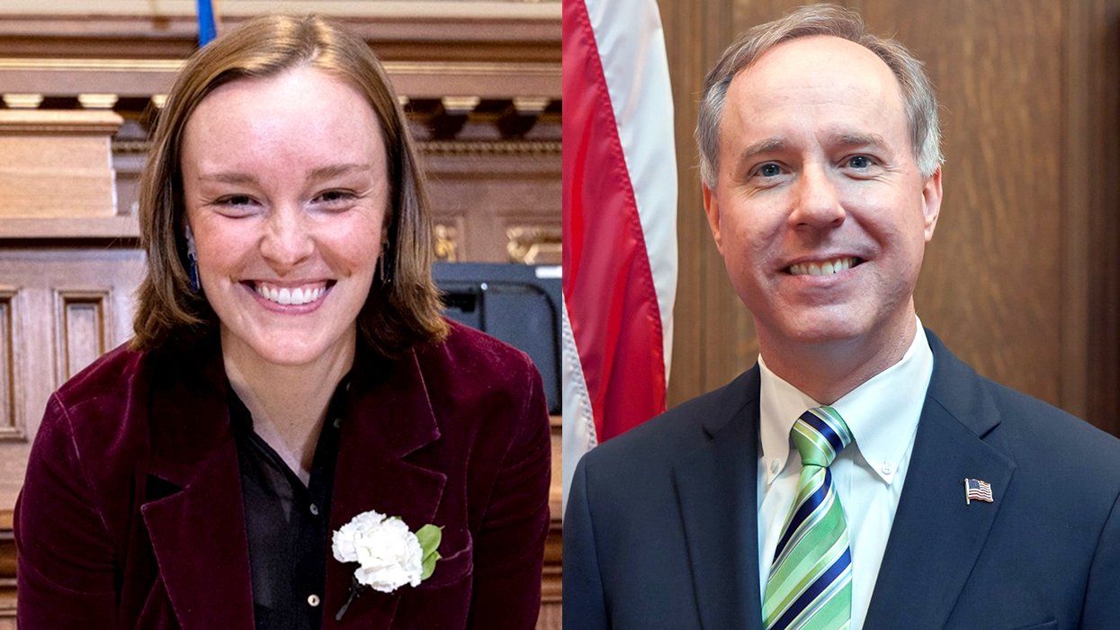 Wisconsin legislators Greta Neubauer and Robin Vos
