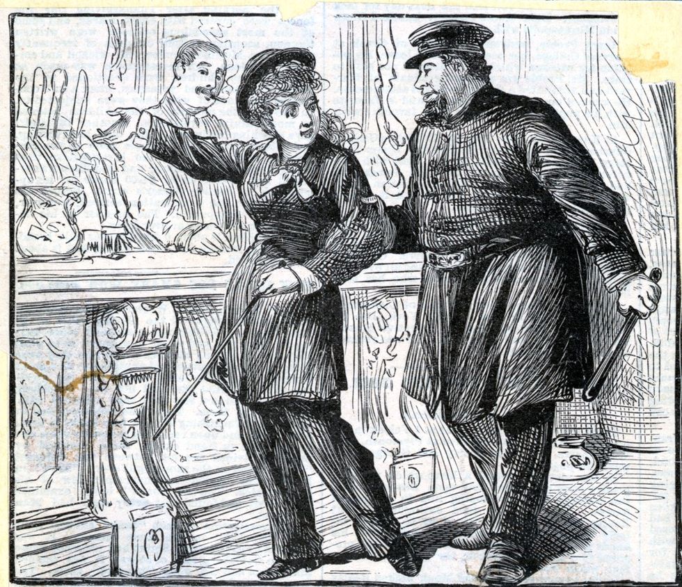 Woman Arrested For Wearing Men Clothing