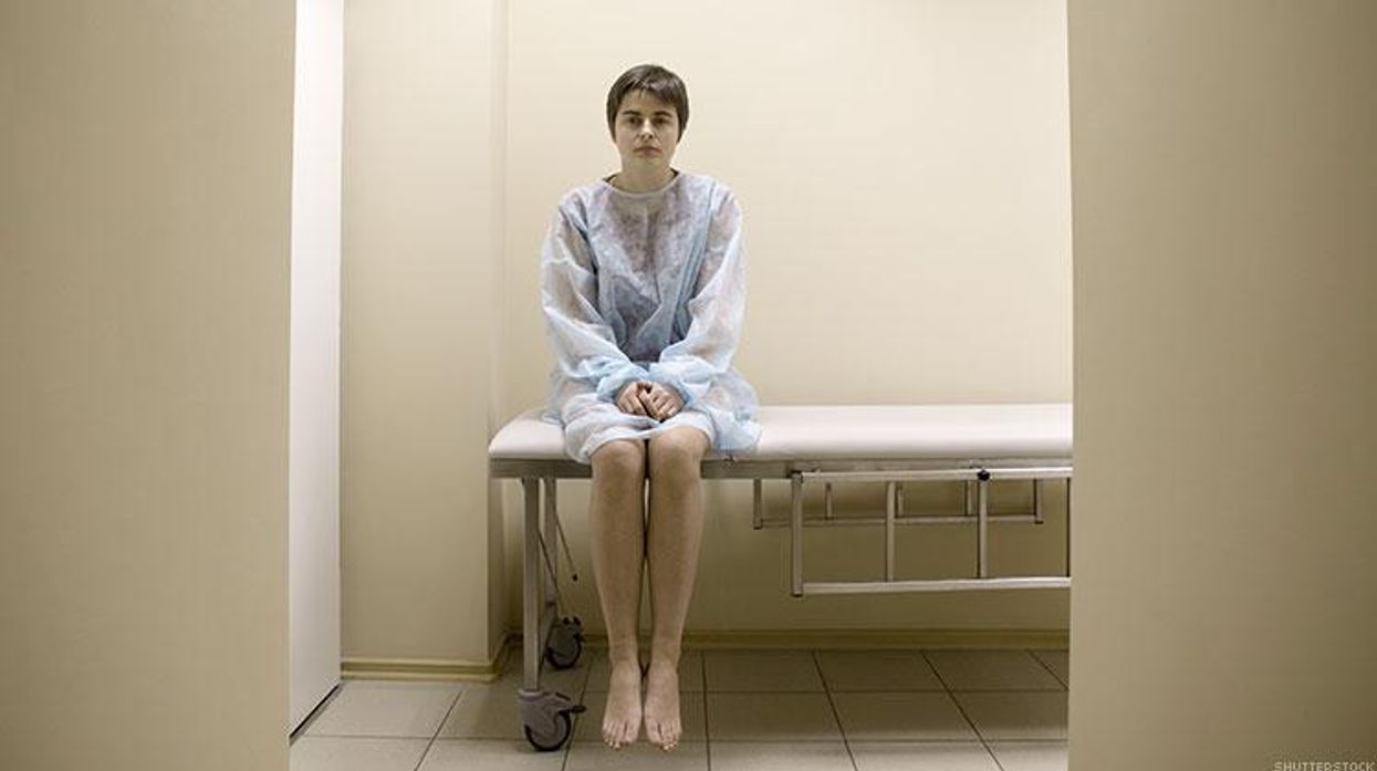 Woman in medical office