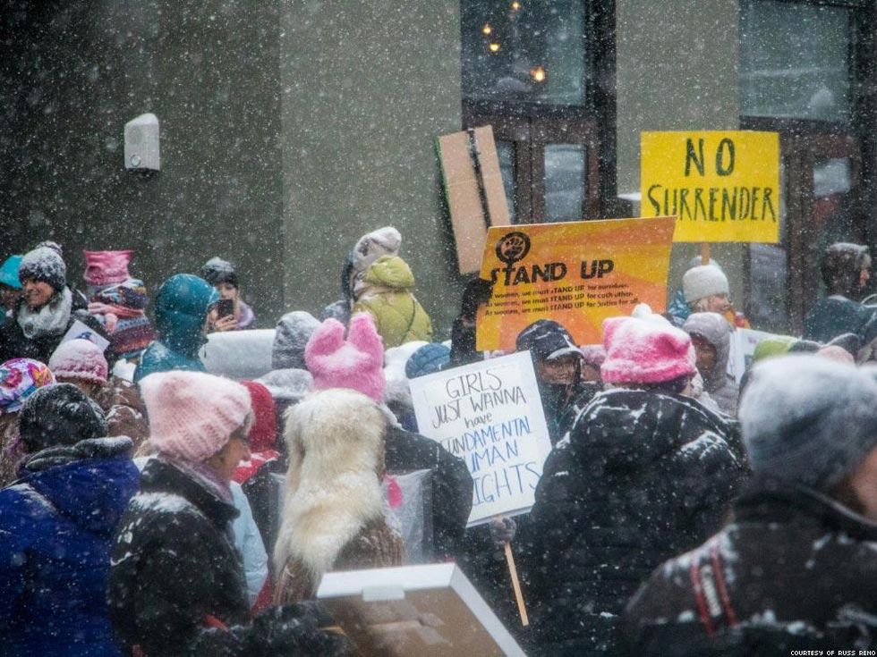 Women March on Anchorage