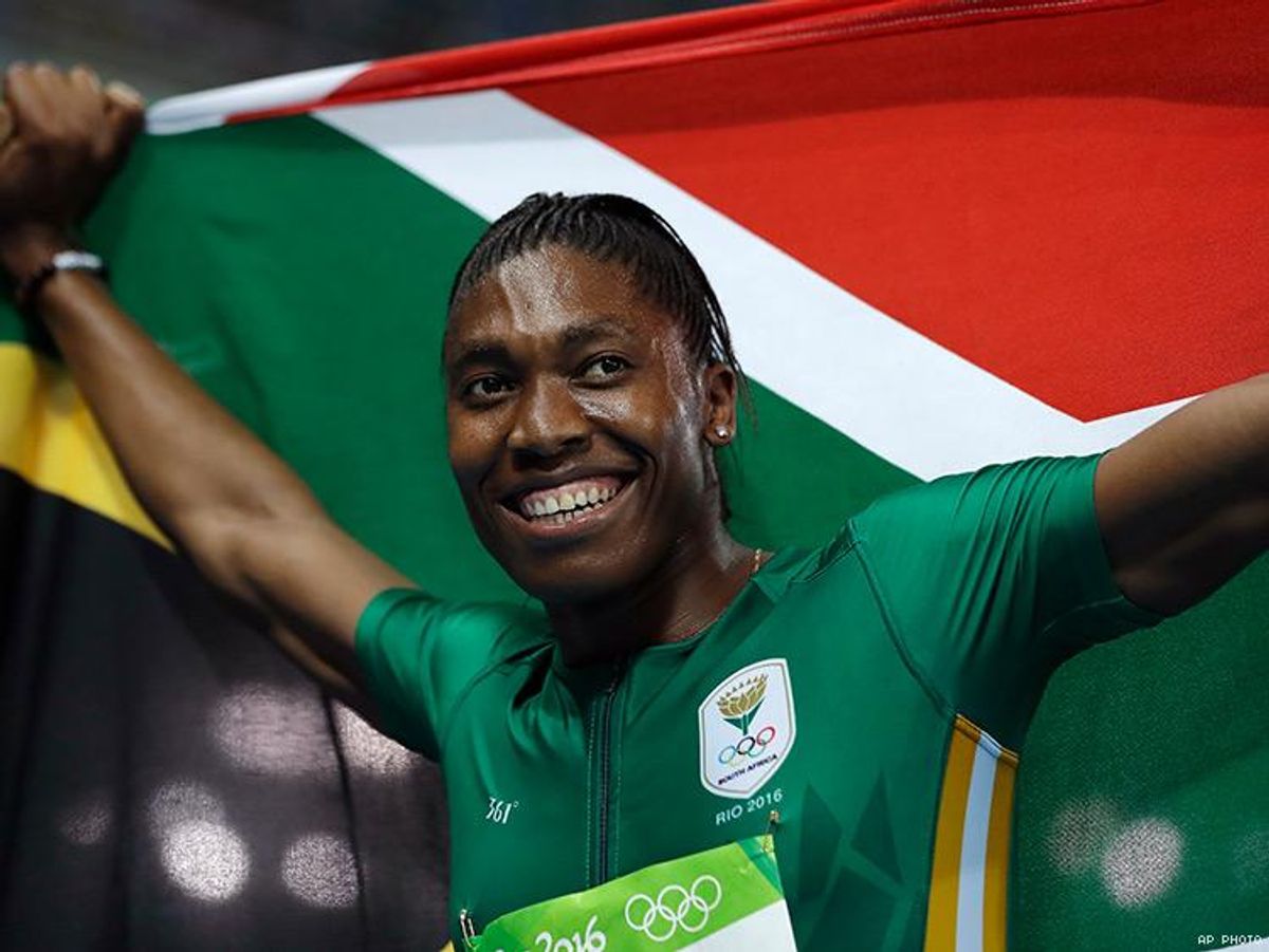 Women's 800 Meter Olympic Gold Medalist Caster Semenya