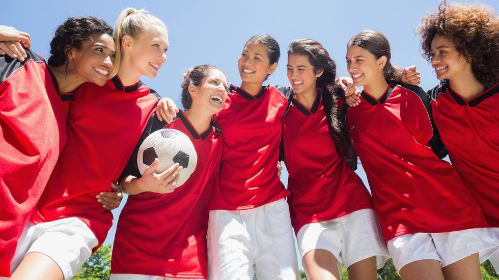 women soccer players