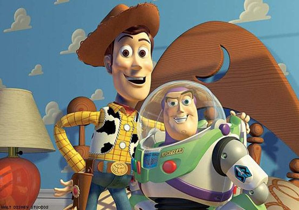 Woody and Buzz from 'Toy Story'