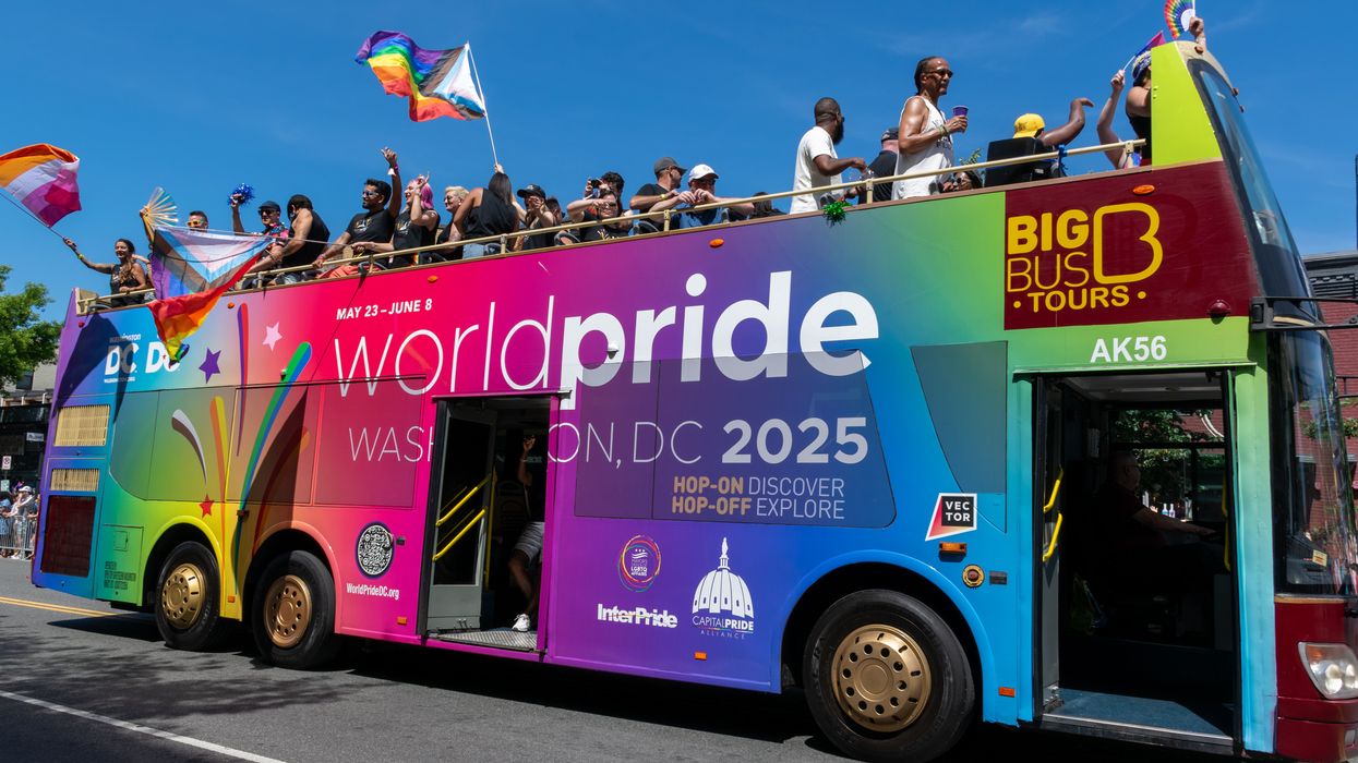 WorldPride bus