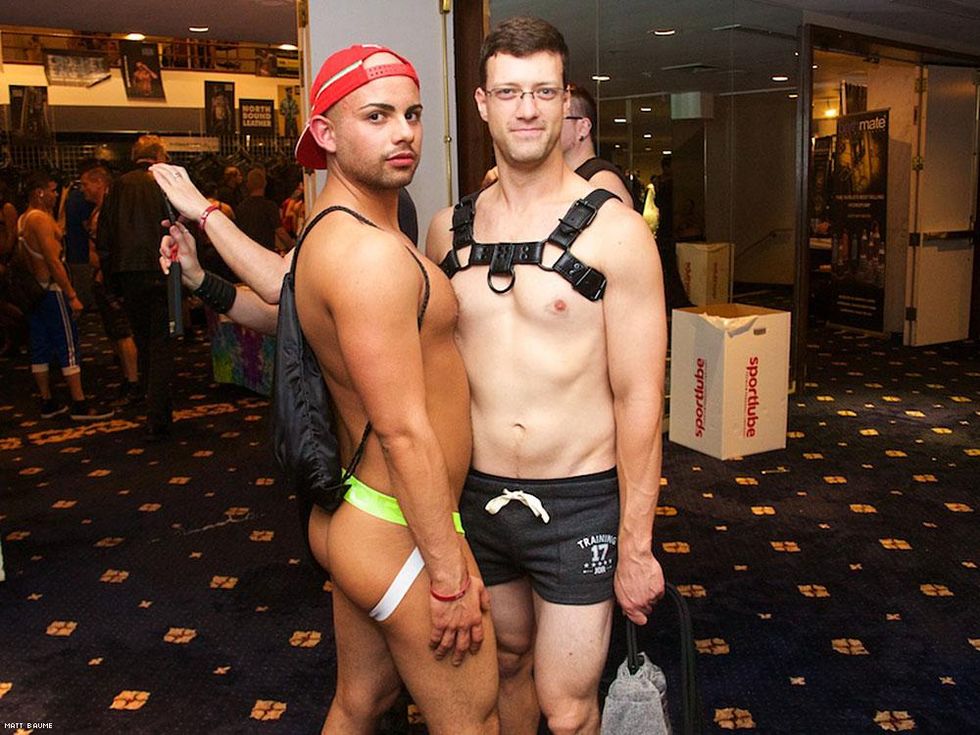 Wow, they looked back. Let's go talk to them.