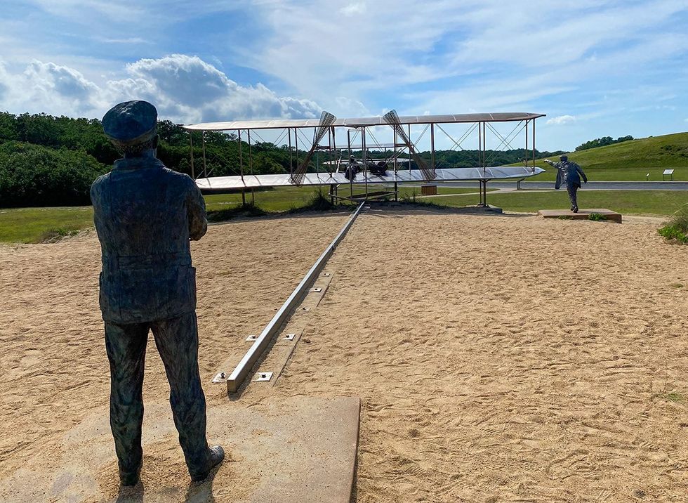 Wright Brothers national memorial THE ADVOCATE photo gallery successful childless cat men