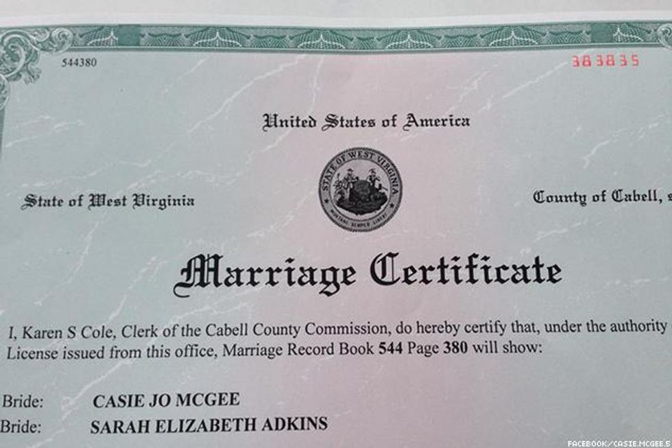 PHOTOS Meet West Virginia's Newlyweds